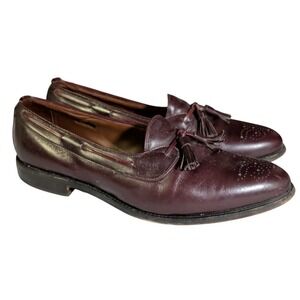 Vintage Cole Haan Tassel Loafers Men's Size 11D Leather Dress Shoes Preppy